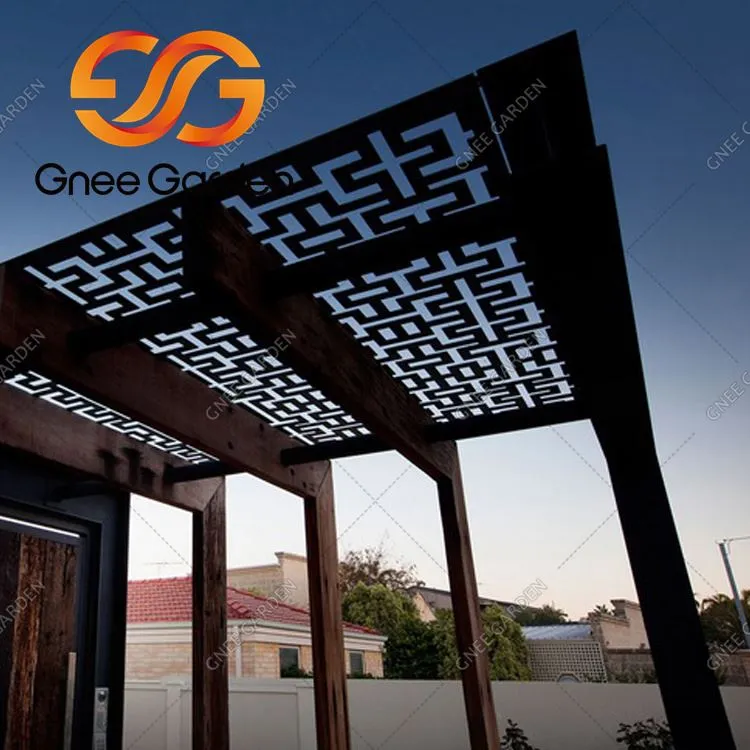 Corten Steel Garden Pergola