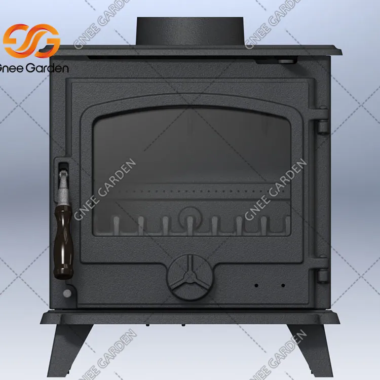 Comfort Systems Heritage Cast Iron Matte Black Stove
