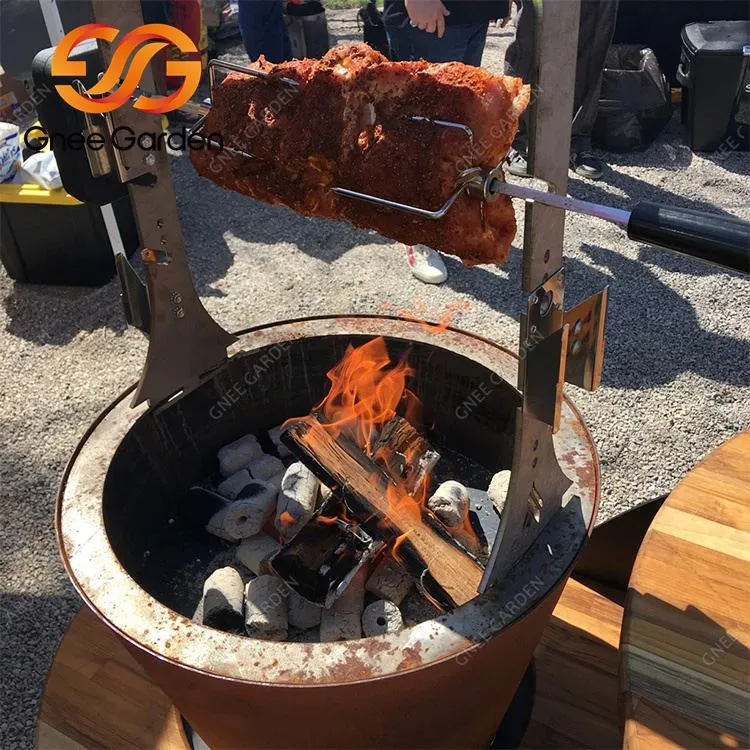 BBQ tal-kisi tal-metall Corten
