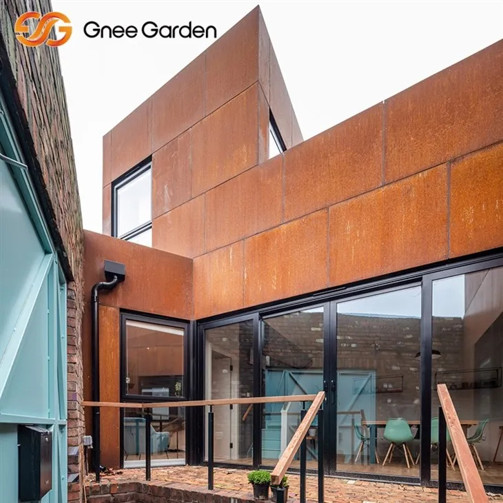 Pannelli tal-Metall Corten Stil ta 'Manutenzjoni Baxxa