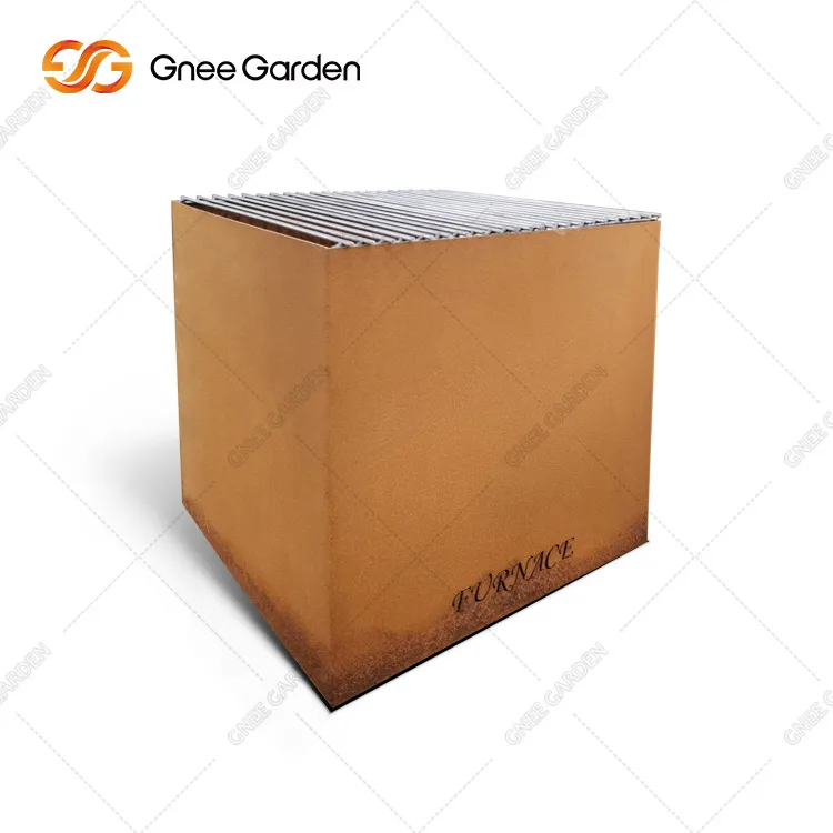 Corten Modern Design Steel Fire Pit Għall Backyard