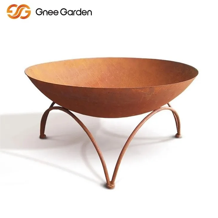 Corten Modern Grill Fire Pit Design
