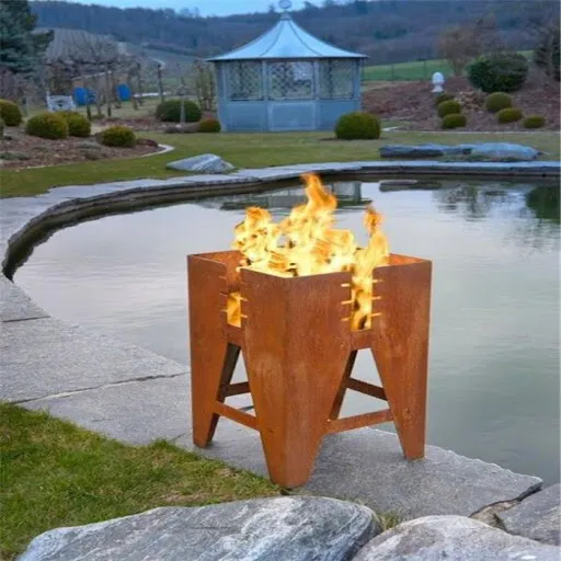 Corten Outdoor Kitchen BBQ Grill
