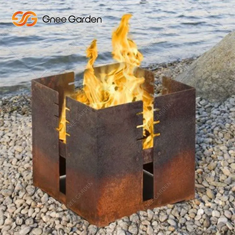 Corten Steel Grills BBQ Tisjir ta 'barra