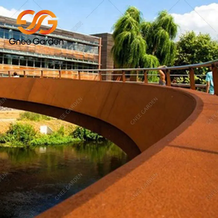 Corten Steel Park Bridge
