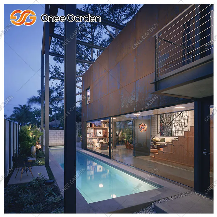 Folji tal-azzar corten għall-ħitan