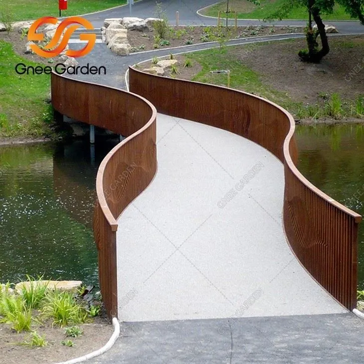 Corten foot bridge