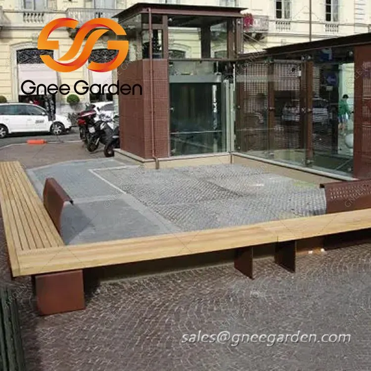 Daqs Custom Corten Steel Għamara ta 'barra