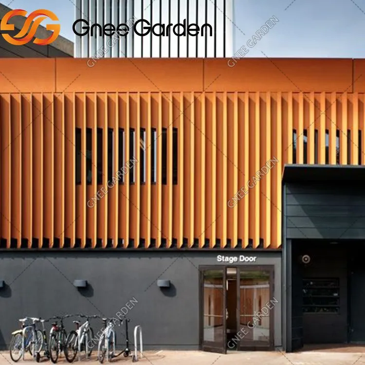 Decorative Facade Corten Curtain Wall