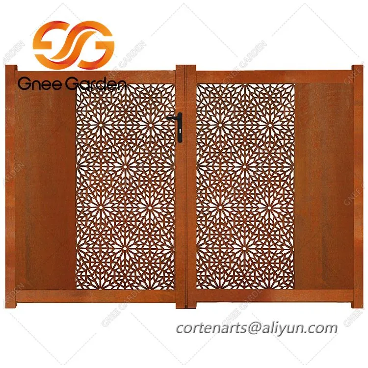 Ġnien Fencing Trellis Gates