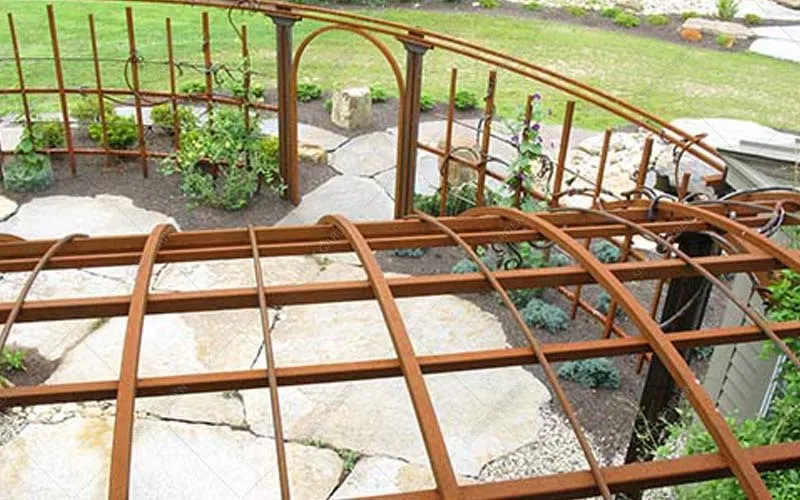 corten Steel Gazebo corten Steel Gazebo