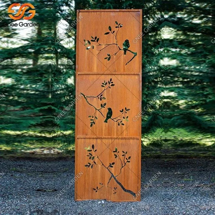 Corten Steel Garden Screen