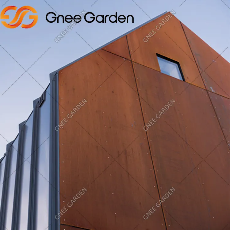 Faċċata tal-metall tal-purtieri tal-kisi tal-azzar tal-purtieri tal-azzar