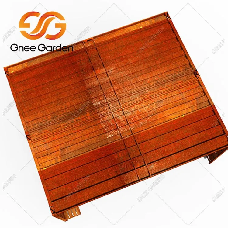 Pergola Moderna tal-Ġnien tal-Metall