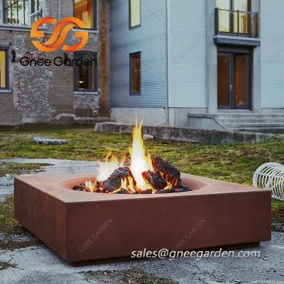 Garden Heating Firewood Burning GN-FP-310 Corten Steel Rusty Metal Fire Pit 7 Garden Heating Firewood Burning GN-FP-310 Corten Steel Rusty Metal Fire Pit 7