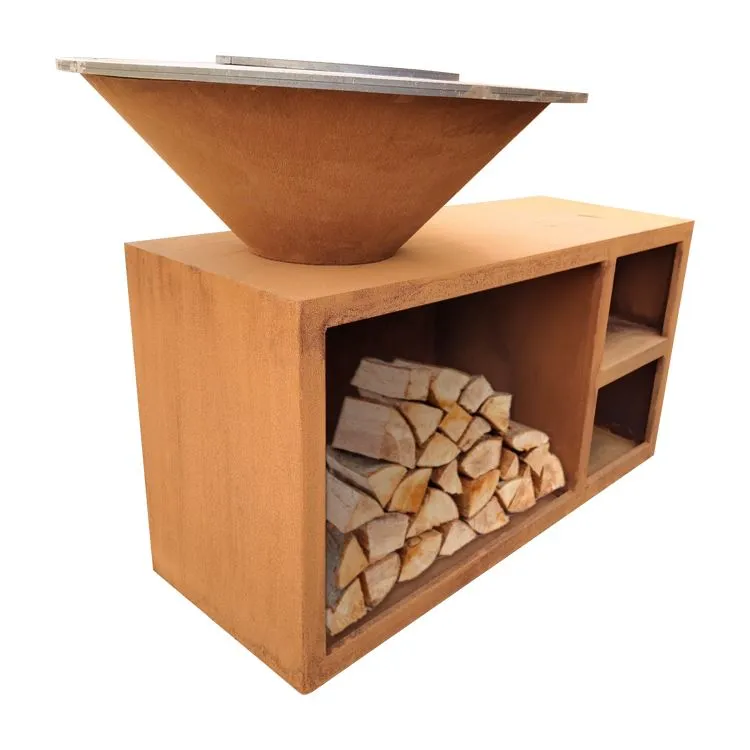 BBQ Outdoor Rusty Corten Steel