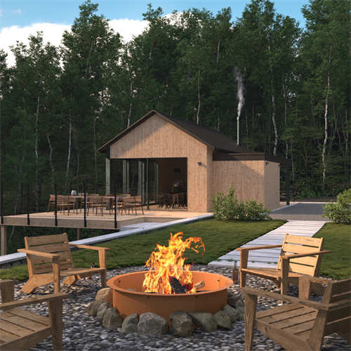 Outdoor Heater Fire Pit Corten Steel