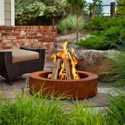Corten Steel Fire Pit Għall-Ħajja tal-Ġnien